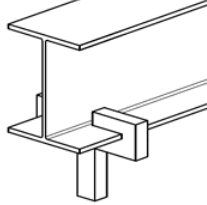 Beam LTB bottom fixed support
